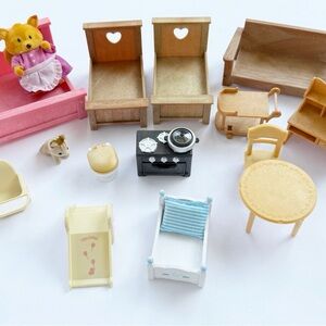 Lot Calico Critters / Sylvanian Families / Woodziez / EPOCH - Furniture